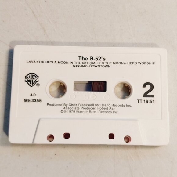 The B-52’s ~ Self Titled (cassette tape ,1972) tested and works - Picture 3 of 3